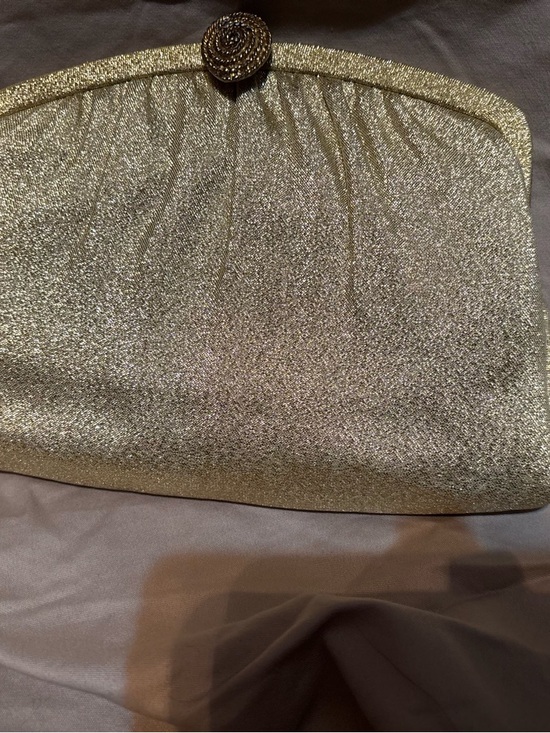Handbags - Stunning 1950’s Antique Gold Women’s Clutch Bag Pristine Condition